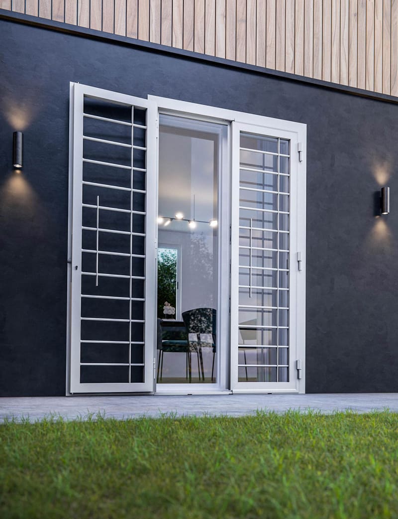 inferriata blindata per portafinestra lucca - versilia - massa