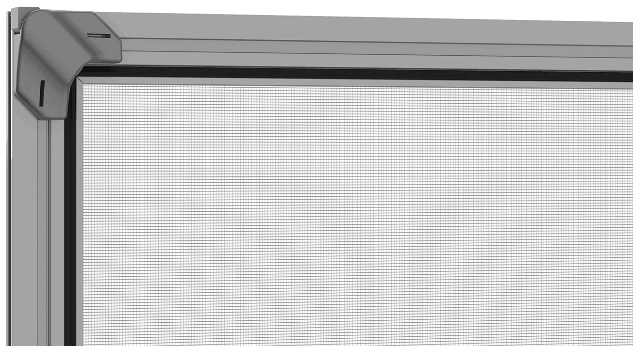 zanzariera fissa con angolare senza viti - House Idea